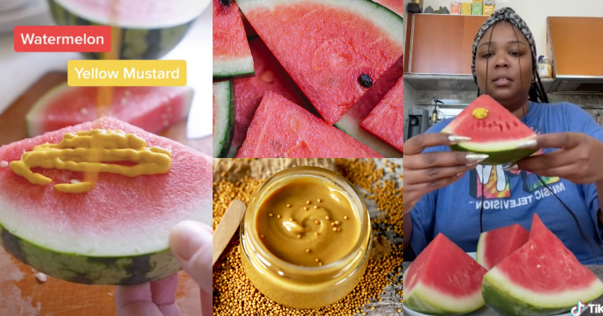 TikTok food trend Would you try watermelon with some mustard